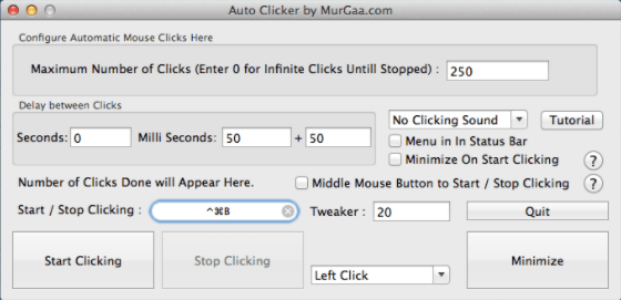 Auto Click Mouse for Mac - MurGaa