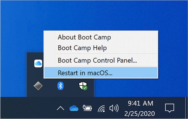switch between Windows and macOS