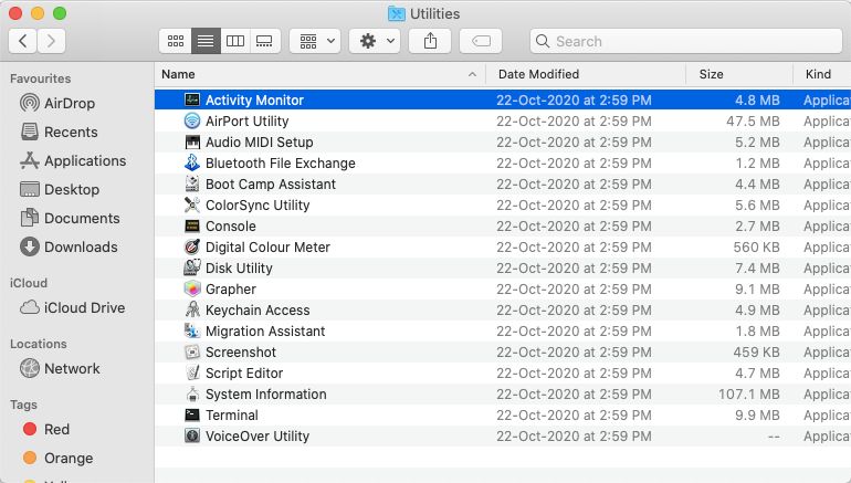 Free Up RAM usage on Mac